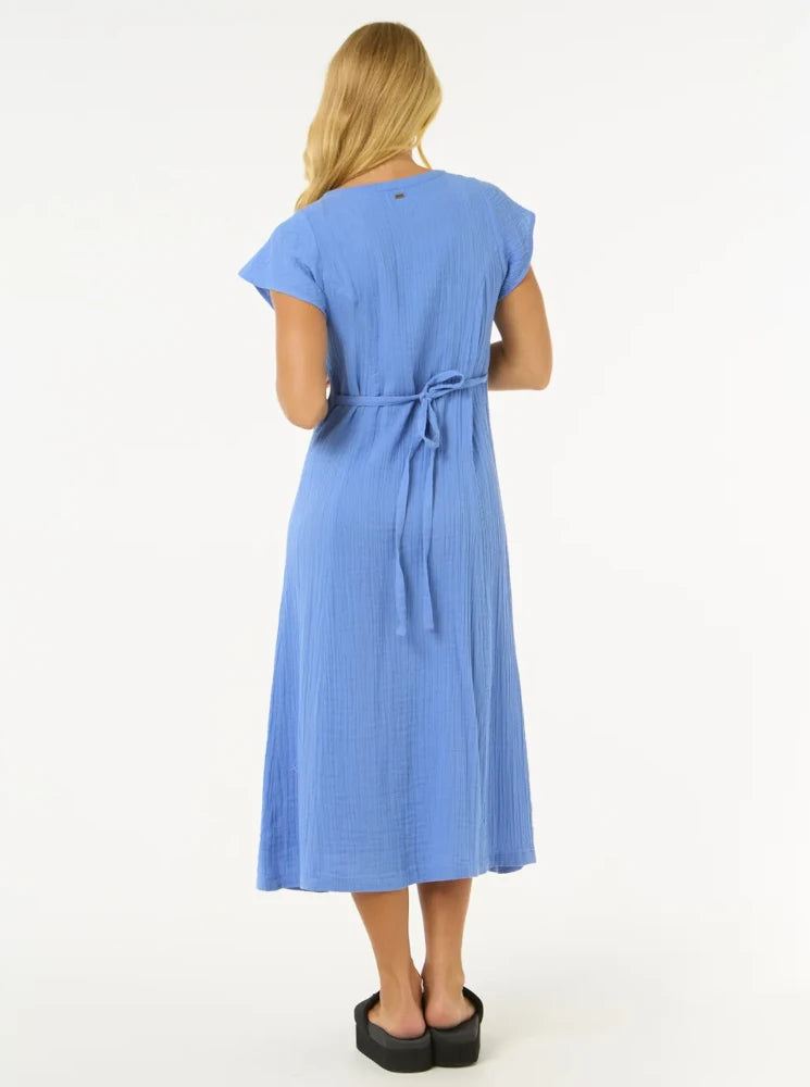Premium surf azul - Vestido largo para mujer