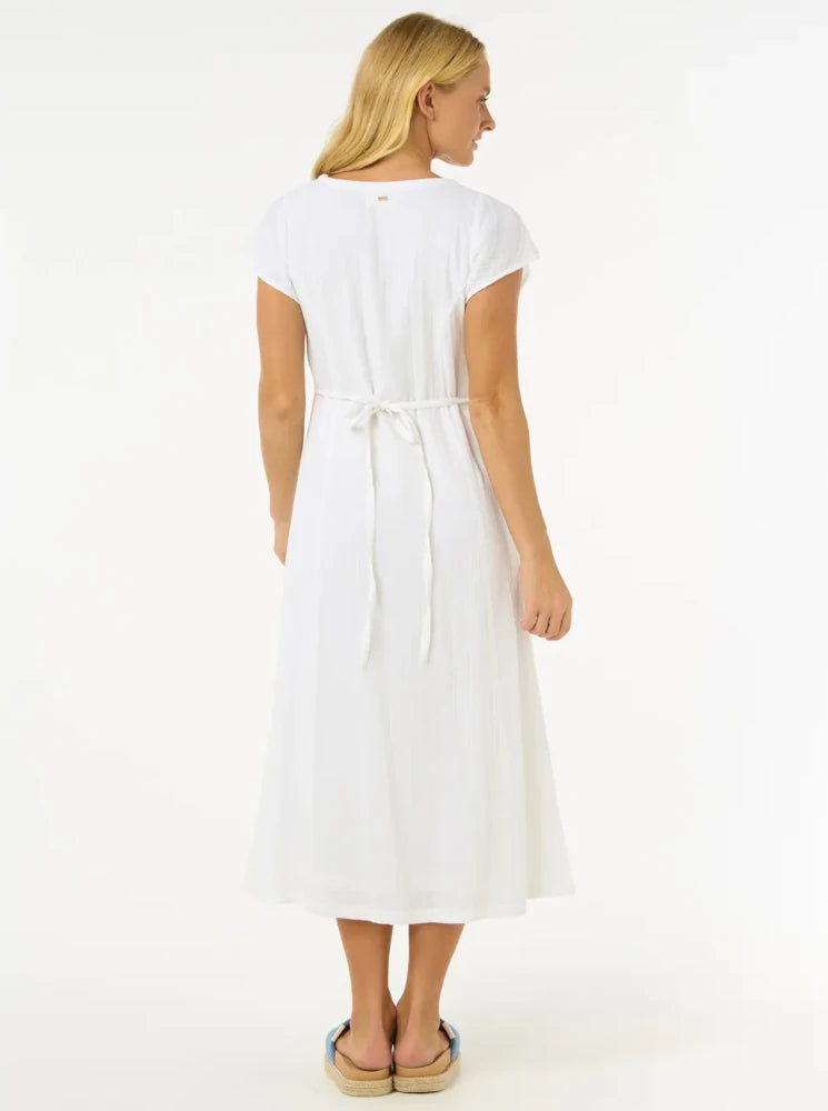 Premium surf blanco - Vestido largo para mujer