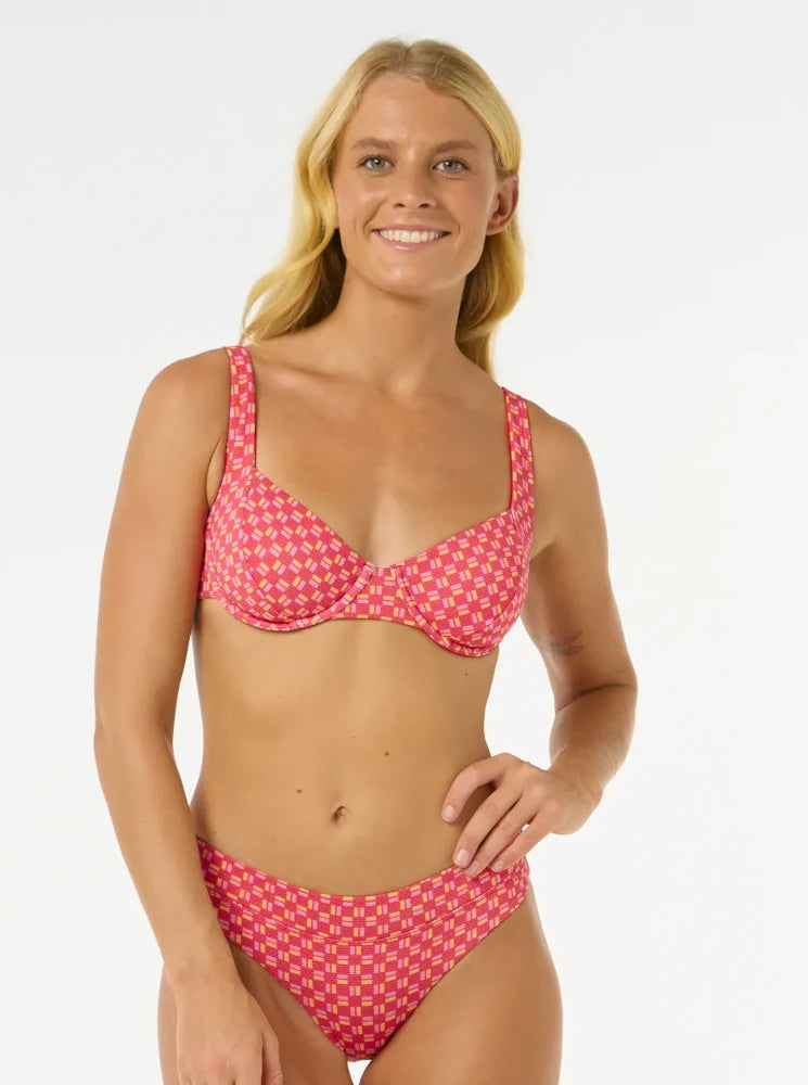 Shell Cove - Top de bikini balconette para mujer