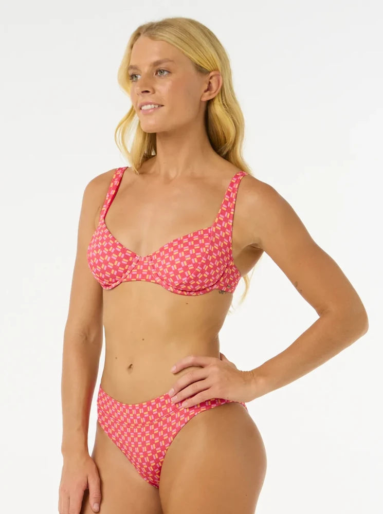 Shell Cove - Top de bikini balconette para mujer