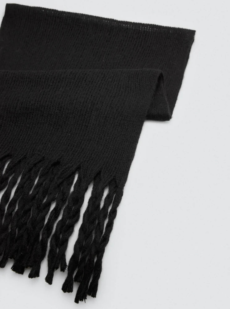 Bufanda Lisa Negra