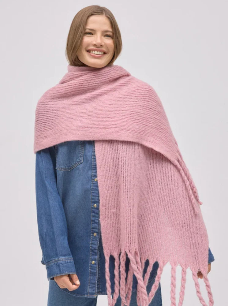 Bufanda Lisa Rosa