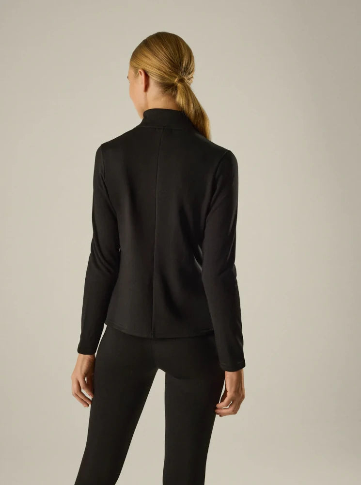 Chaqueta deportiva térmica interior afelpado negro