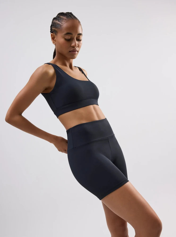 Leggings deportivos cortos negro Ysabel Mora