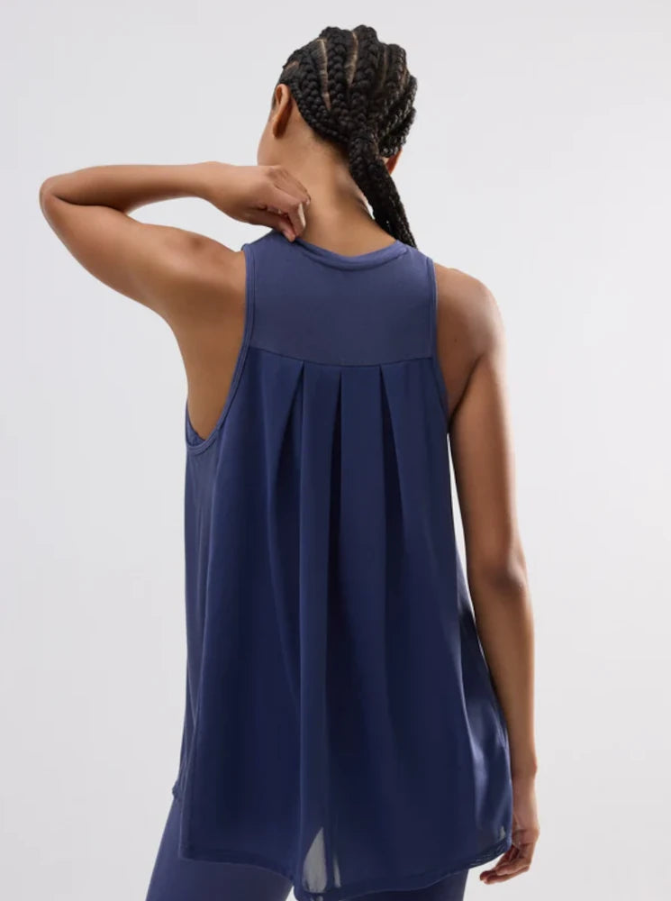 Camiseta deportiva sin mangas astral blue Ysabel Mora