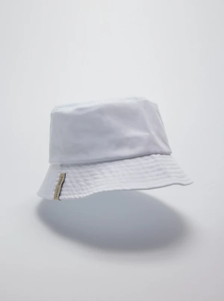 Gorro Bucket blanco de pescador
