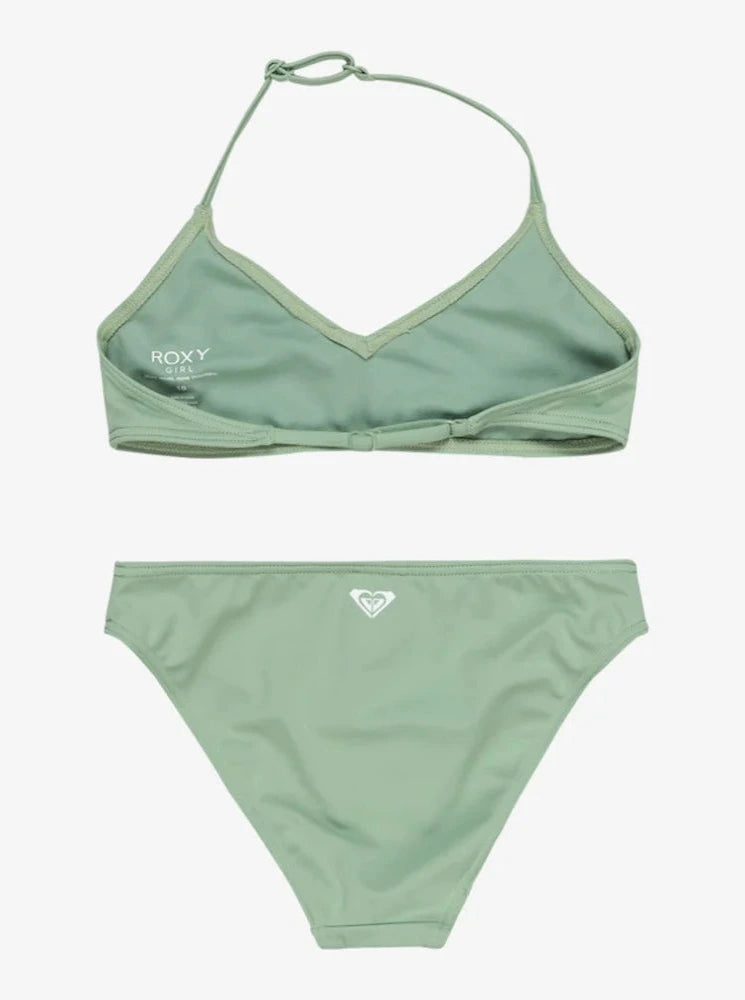 Solid Active Roxy - Conjunto de Baño de Dos Piezas para Chicas