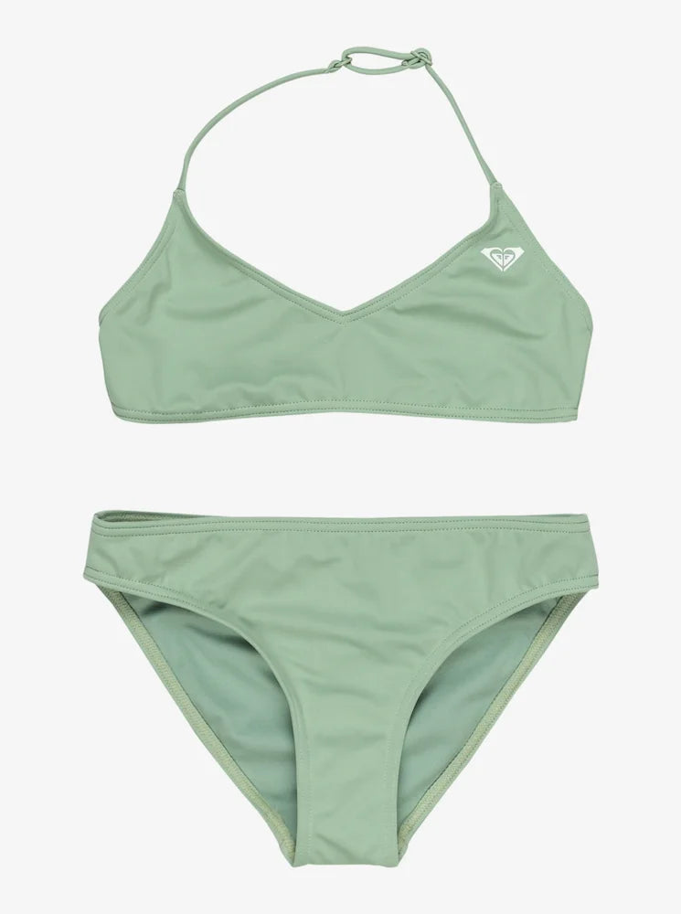 Solid Active Roxy - Conjunto de Baño de Dos Piezas para Chicas
