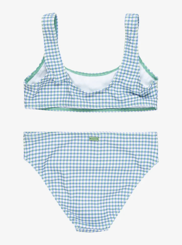 Gingham - Conjunto de Baño de Dos Piezas para Chicas Roxy