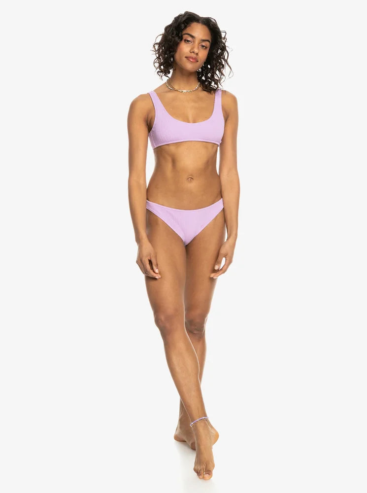 Aruba Crocus Petal - Braguita de Bikini Moderada para Mujer