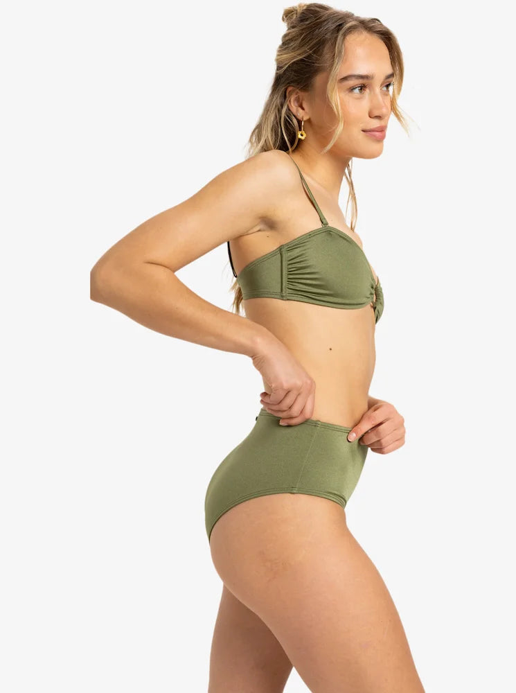 Brilho - Bragas de bikini altas para mujer