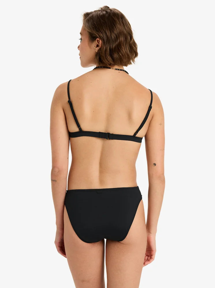 Beach Classics Negro - Braga de bikini hipster para mujer