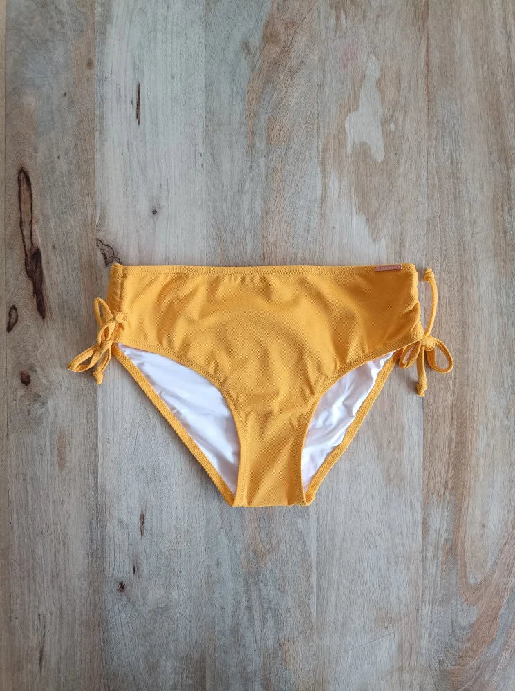 Micropiqué Golden Yellow - Braga de bikini reductora para mujer