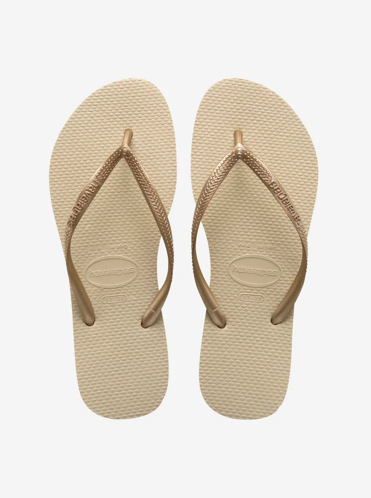 Havaianas Slim FC Golden - Sandalias para mujer