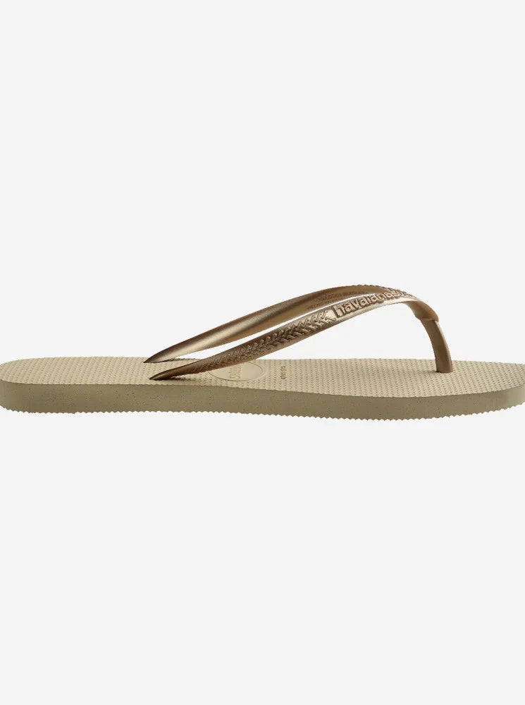 Havaianas H. Slim Square FC Areia - Sandalias para mujer