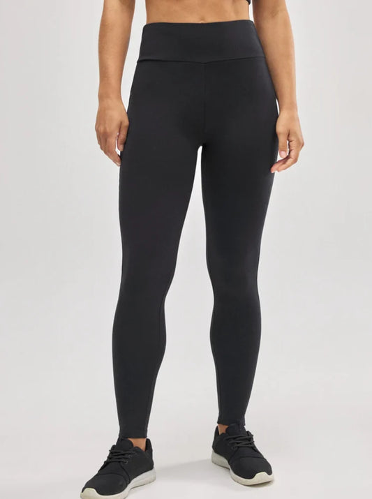 Leggings térmicos deportivos interior afelpado negro