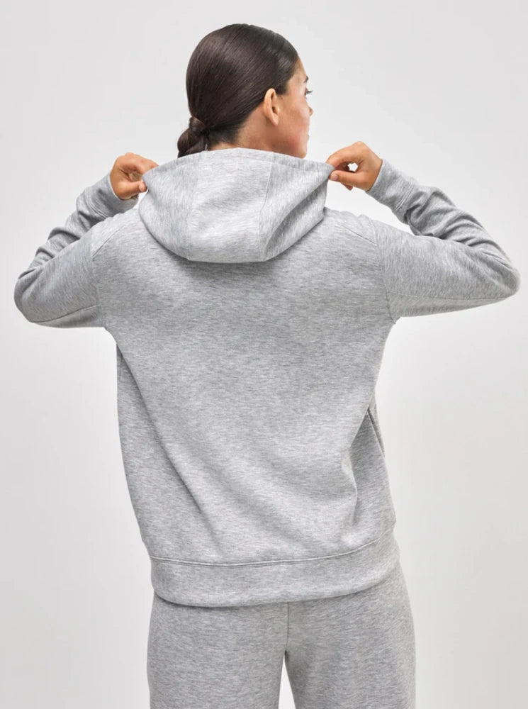 Chaqueta deportiva con capucha gris