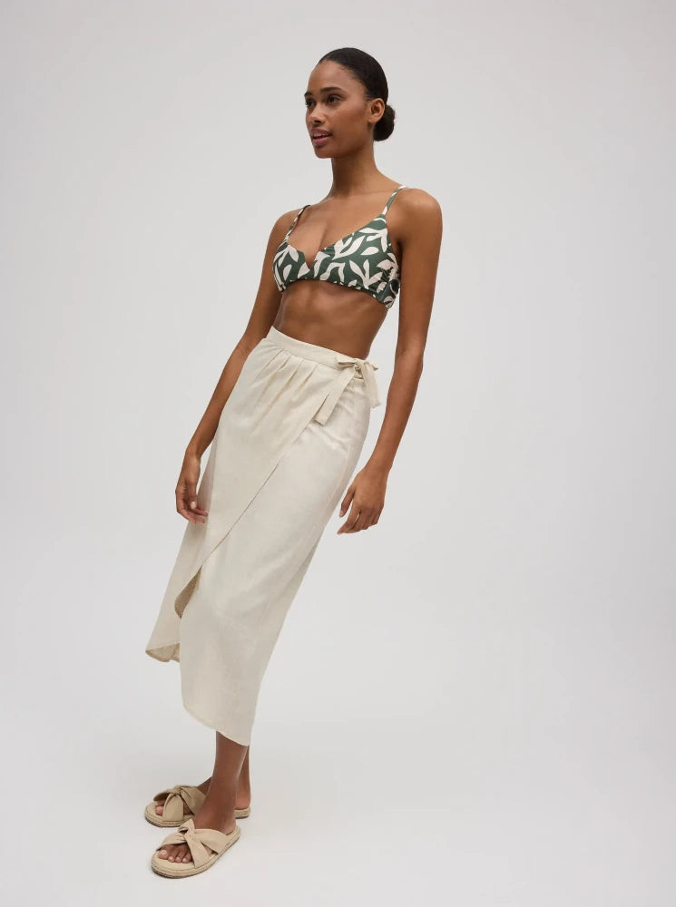 Falda Anudado con Lino – Marenoa Bikineria - Main Image