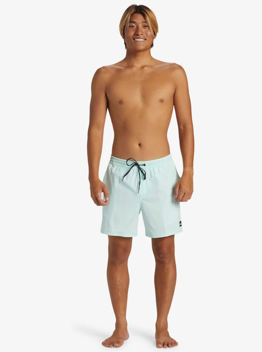 Surfsilk Solid Volley 16" Agua Marina - Bañador para Hombre de Quiksilver