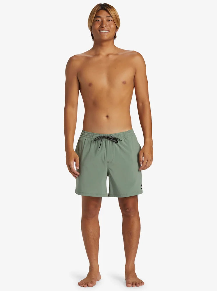 Surfsilk Solid Volley 16" Verde - Bañador para Hombre Quiksilver