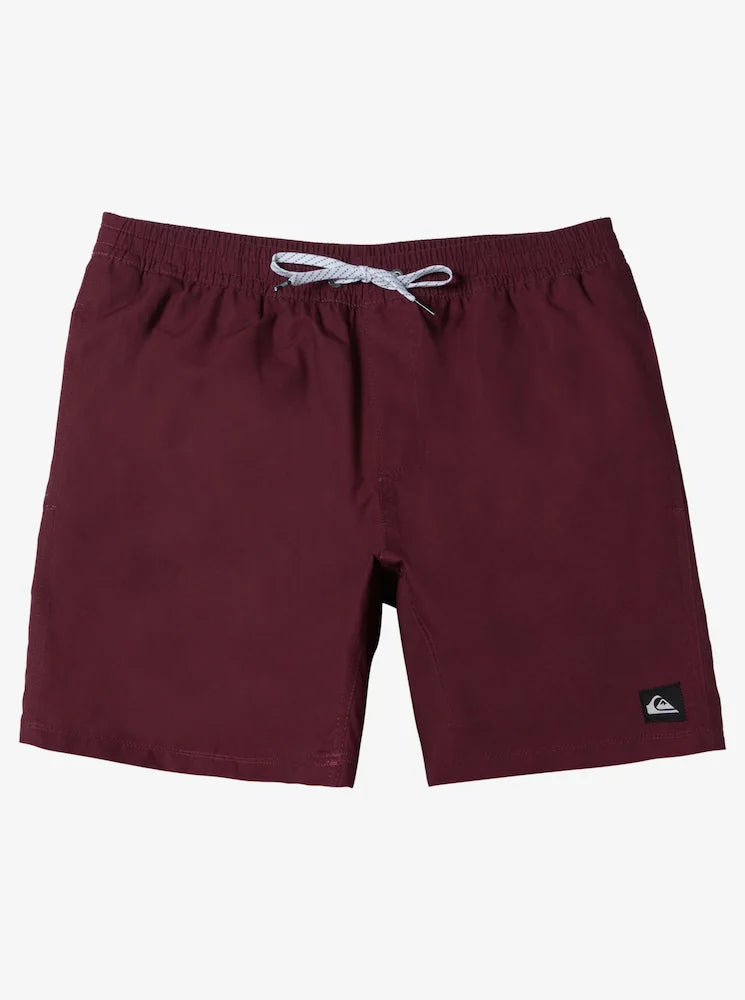 Everyday Solid Volley 15 Wine - Bañador de hombre de Quiksilver