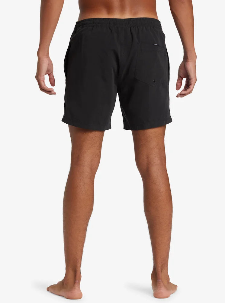 Everyday Solid Volley 15 Negro - Bañador para Hombre de Quiksilver