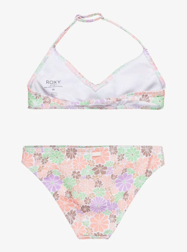 All About Sol - Conjunto de bikini triangular para Niñas