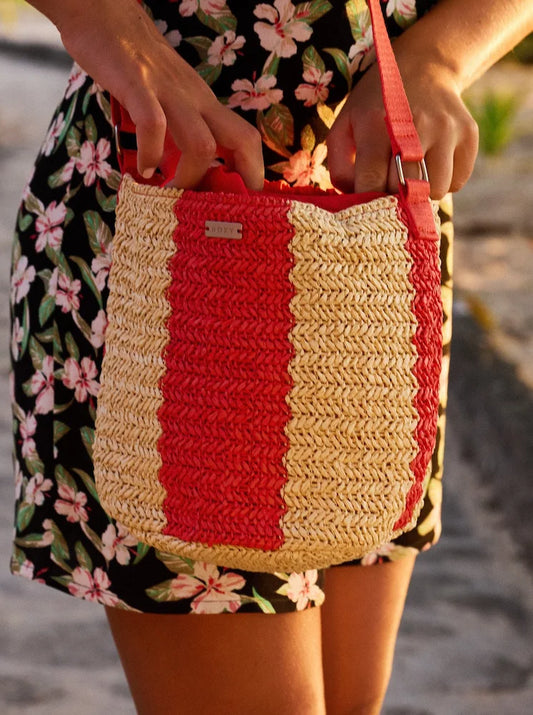Sister of the Moon Purse Fibra Natural Rojo