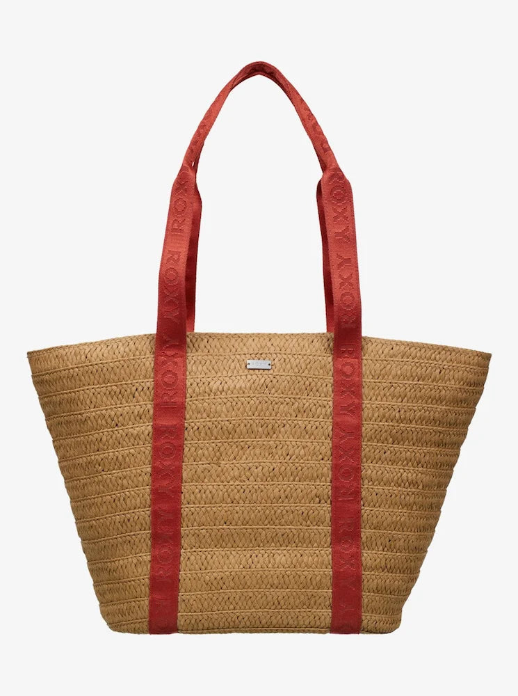 Songbirdy Tote Fibra Natural Rojo - Bolso