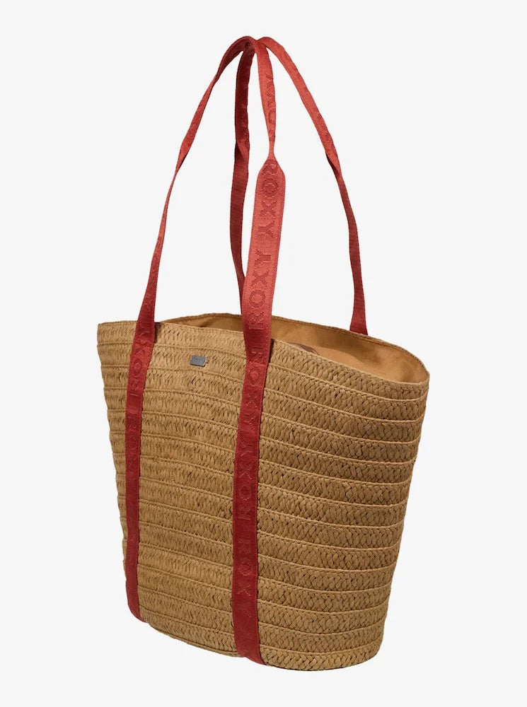 Songbirdy Tote Fibra Natural Rojo - Bolso