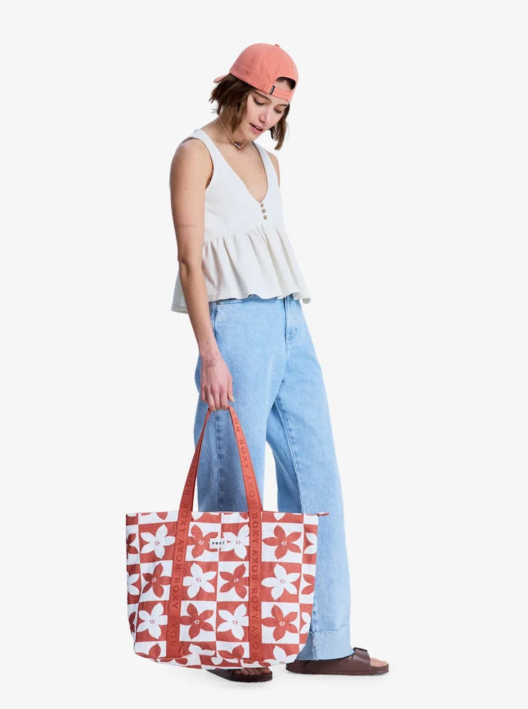 Gold Dust Girl Tote Rojo Roxy