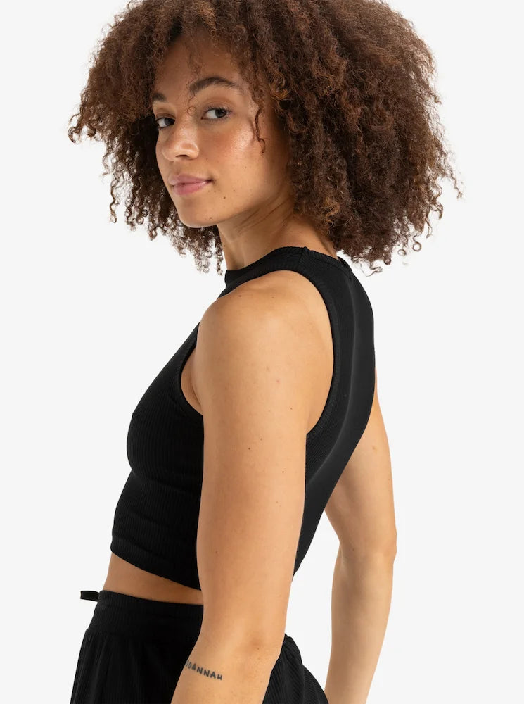 Rise & Vibe - Camiseta Deportiva Sin Mangas para Mujer