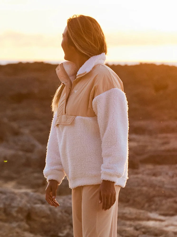 Waves of Warmth Layered Sherpa Roxy