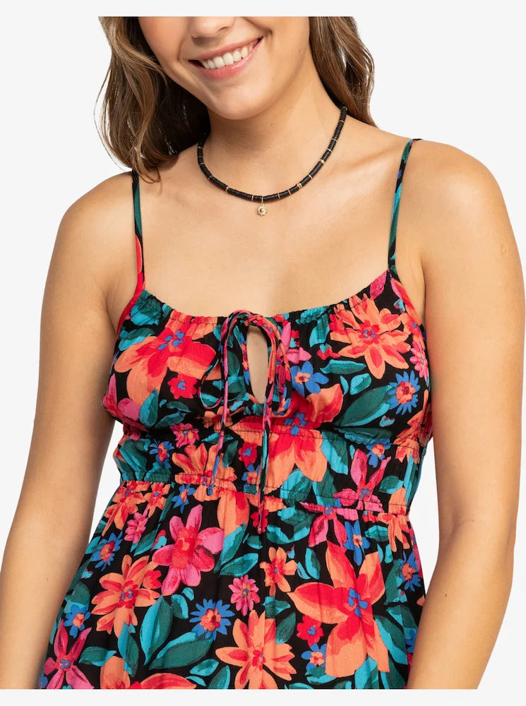 La Vida Mini Oscuro - Vestido con tiras para mujer de Roxy