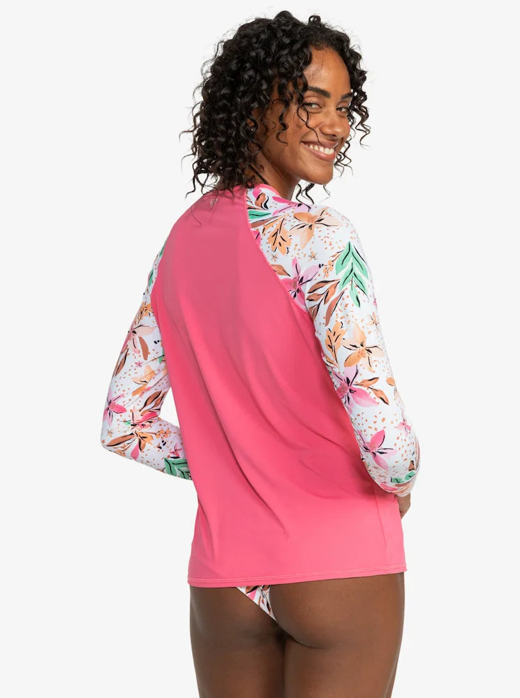 Printed Beach Classics - Lycra de manga larga para mujer