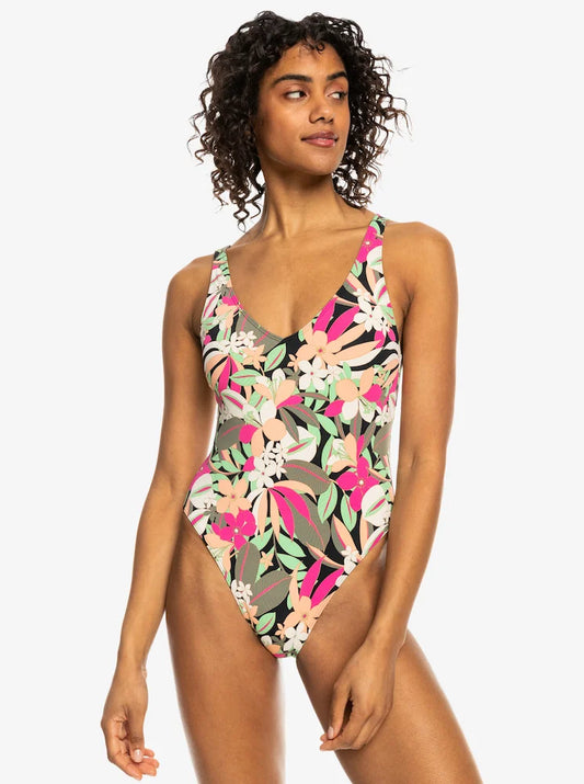 Printed Beach Classics Oscuro - Bañador entero para mujer Roxy