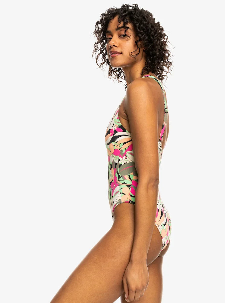 Printed Beach Classics Oscuro - Bañador entero para mujer Roxy