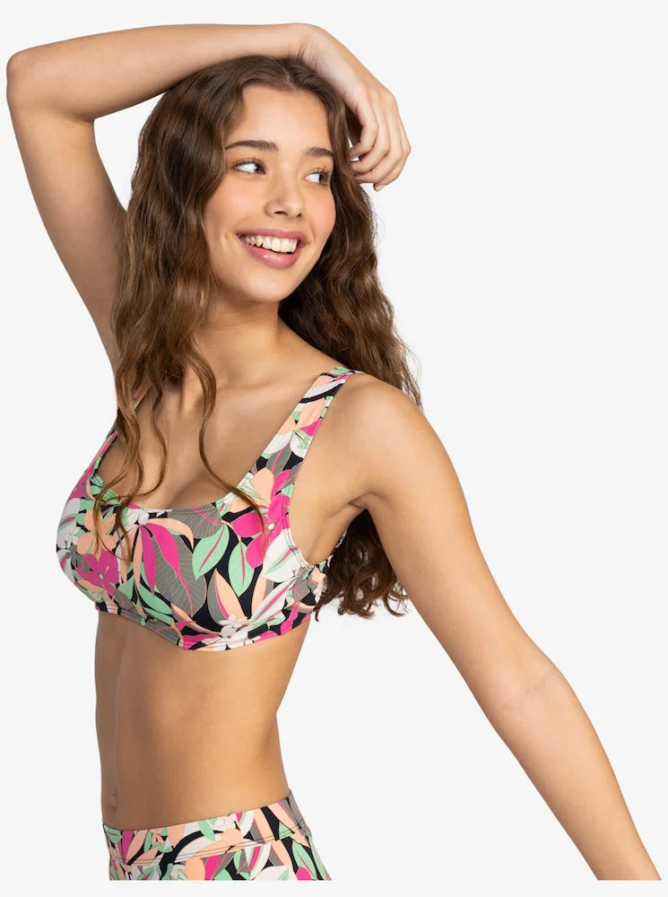 Printed Beach Classic Oscuro Top Bikini Copa D Roxy