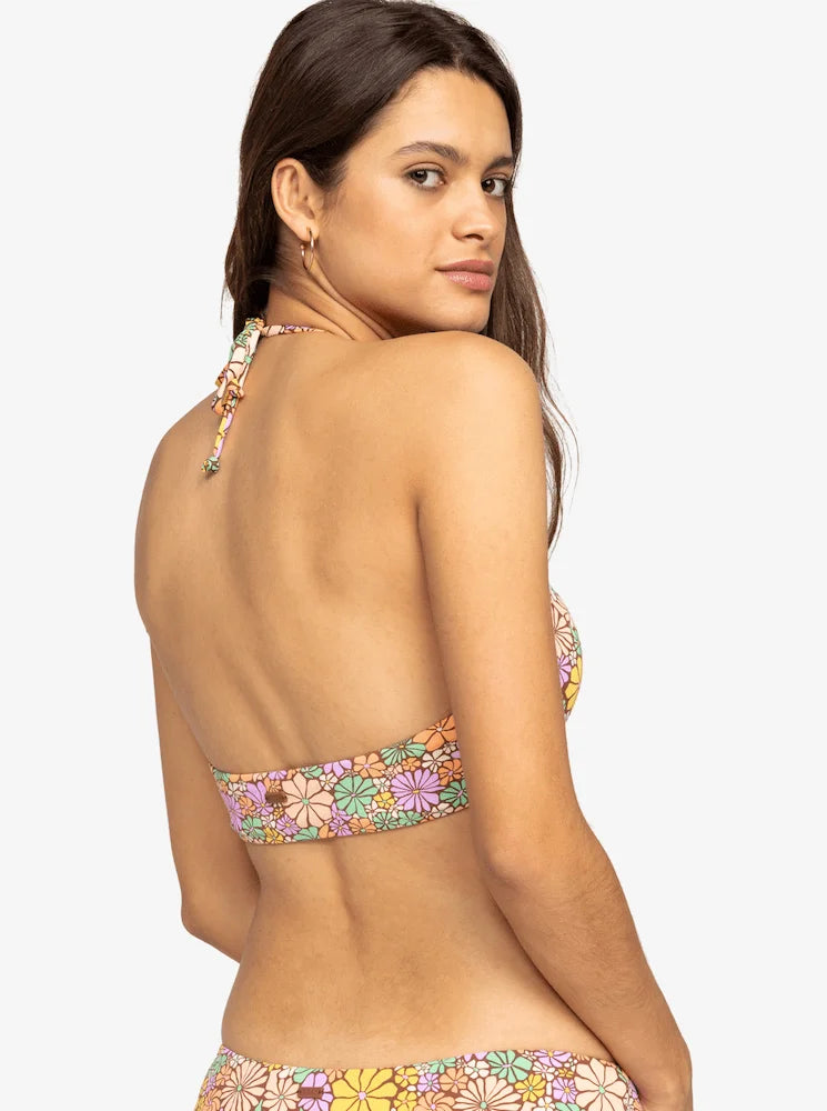 All About Sol - Top de Bikini Bandeau para Mujer