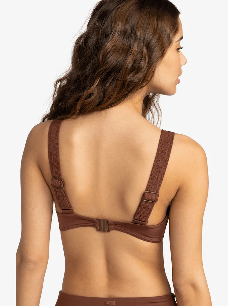 Silky Island - Top de bikini con copa D para Mujer