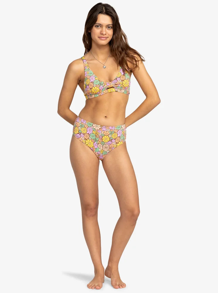 All About Sol - Braguita de bikini hipster alta para mujer