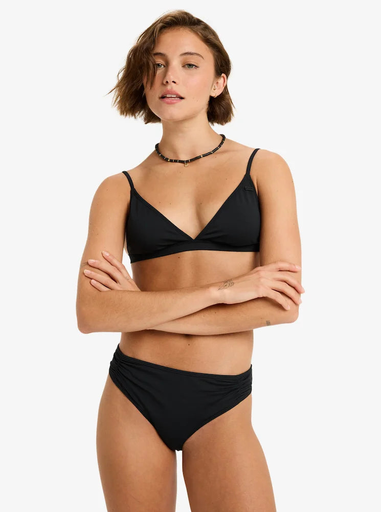 Beach Classics Negro - Braga de bikini hipster para mujer