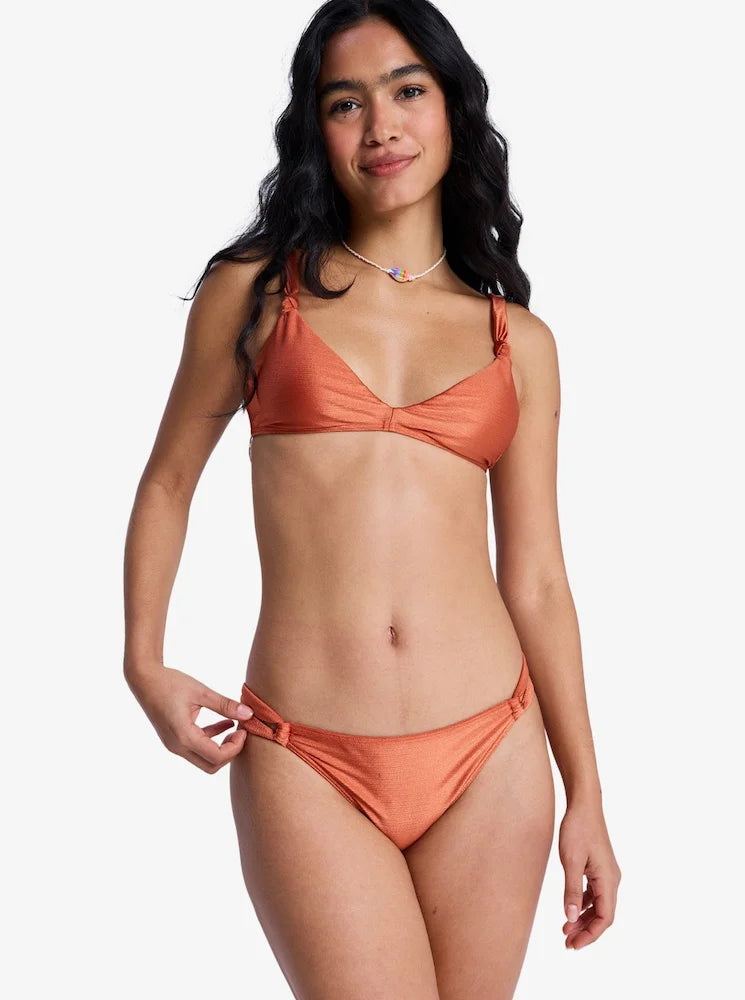 Beachside Bohemian Moderate Naranja Ginger - Braga de bikini  moderada para mujer