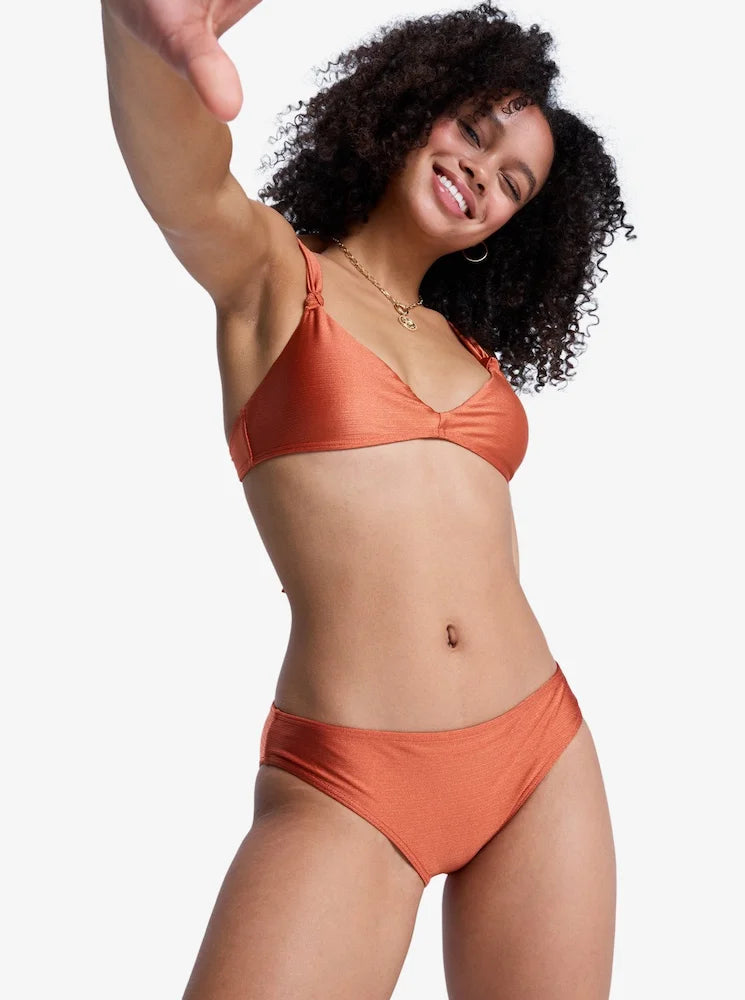 Beachside Bohemian Hipster Naranja Ginger - Braga de bikini hipster para mujer