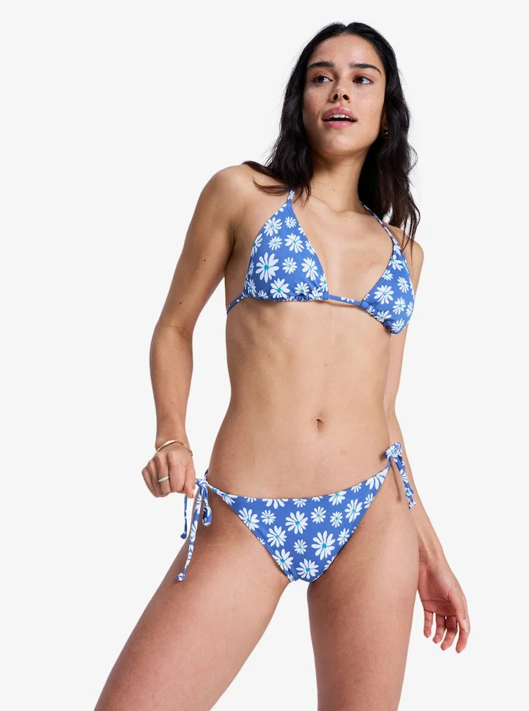 Pt Essentials Bikini Ts Lazos Margaritas Azul Dutch - Braguita de bikini para mujer