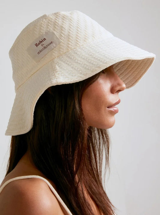 Gorro Bucket Ecru - Gorro para mujer